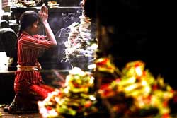 バリヒンドゥーの合掌